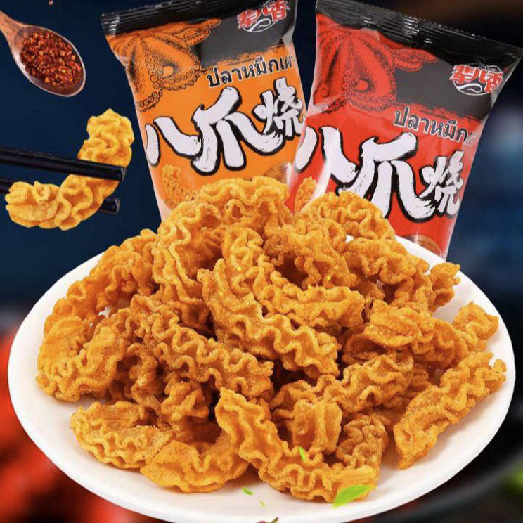 

←✻ (HALAL) 辈儿香八爪烧 Keripik Gurita Octopus Roasted Snack 46gr