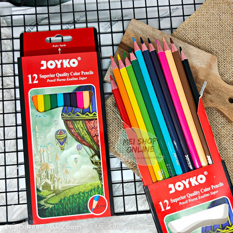 

Sale Pensil Warna Joyko 12 Panjang / Colour Pencil Joyko 12 / Pensil Gambar