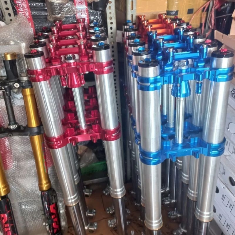 USD Real Jump MGV model HT Merah Silver PNP KLX D-Tracker 150