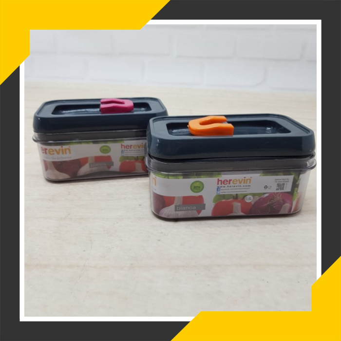 Unik Toples Herevin Tutup Vacuum/ Storage Canister 600ml 161173 Herevin Berkualitas