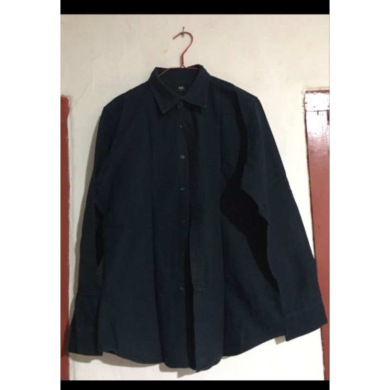 Kemeja Uniqlo wanita original size M (preloved/pl)