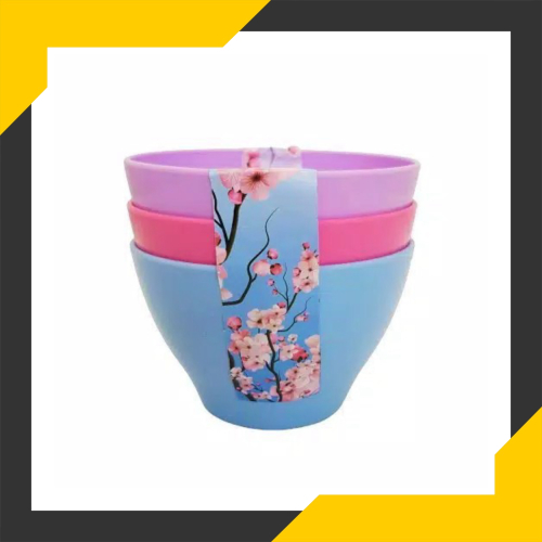 

Promo Mangkuk Set Funtastic Blossom / Dinner Bowl 5 3 Pcs B501 Technoplast Murah