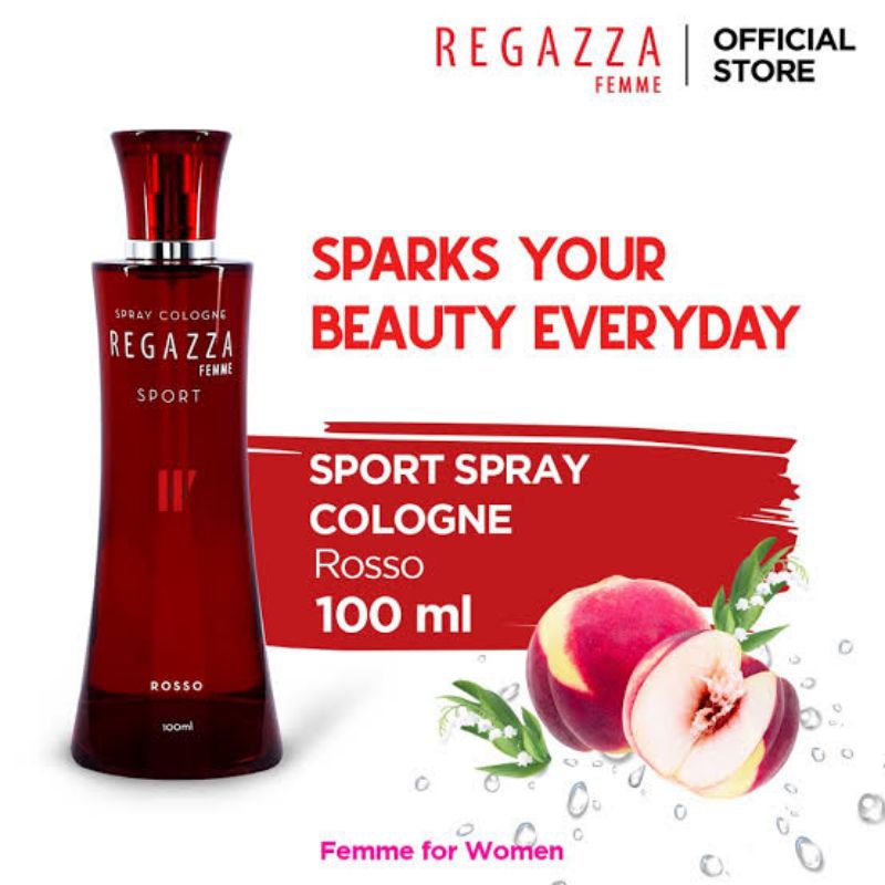 Regaza Elegant Sport Super Parfume Femme Rosso Spray Parfume 100 ml