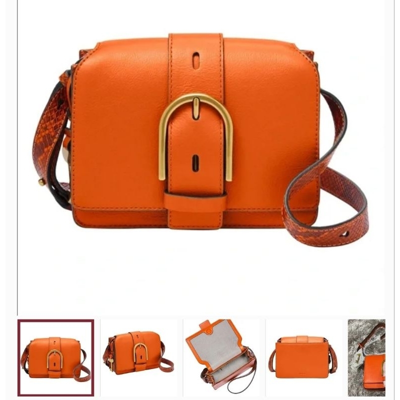 FOxSSILL WILEY CROSSBODY ORANGE CHILI