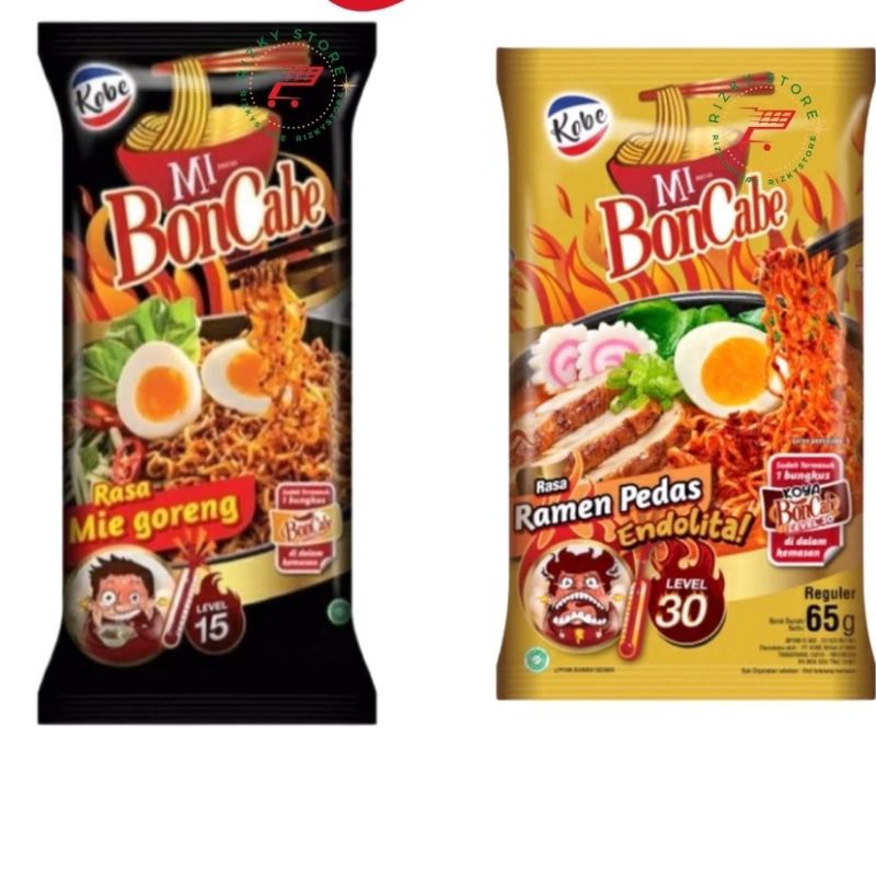 

KOBE MIE BONCABE 1 PCS KEMASAN 105GR/90GR