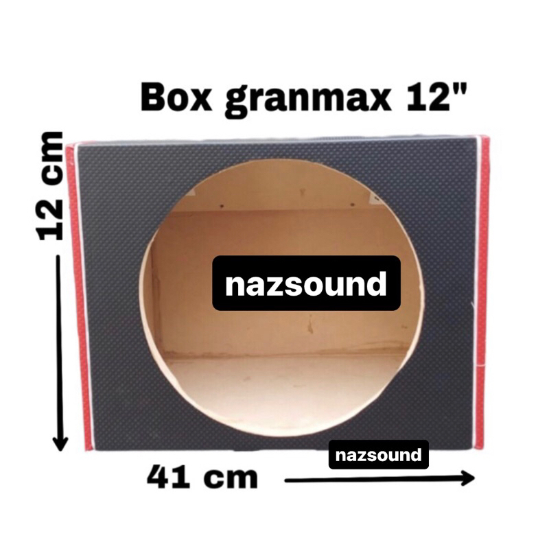 Box speaker mobil grandmax 12 inch bahan mdf