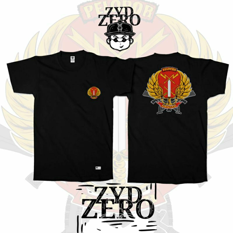 zyd zero kaos tactical/tactical tshit/kaos pelopor/ ranger pelopor Brimob