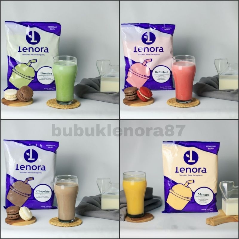 

lenora serbuk minuman Boba lenora powder kemasan satu kilogram