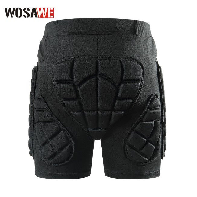 WOSAWE Celana Daleman Pelindung Tulang ekor Pantat Paha Hips Protector Pant Extreme Sport Biker Inli