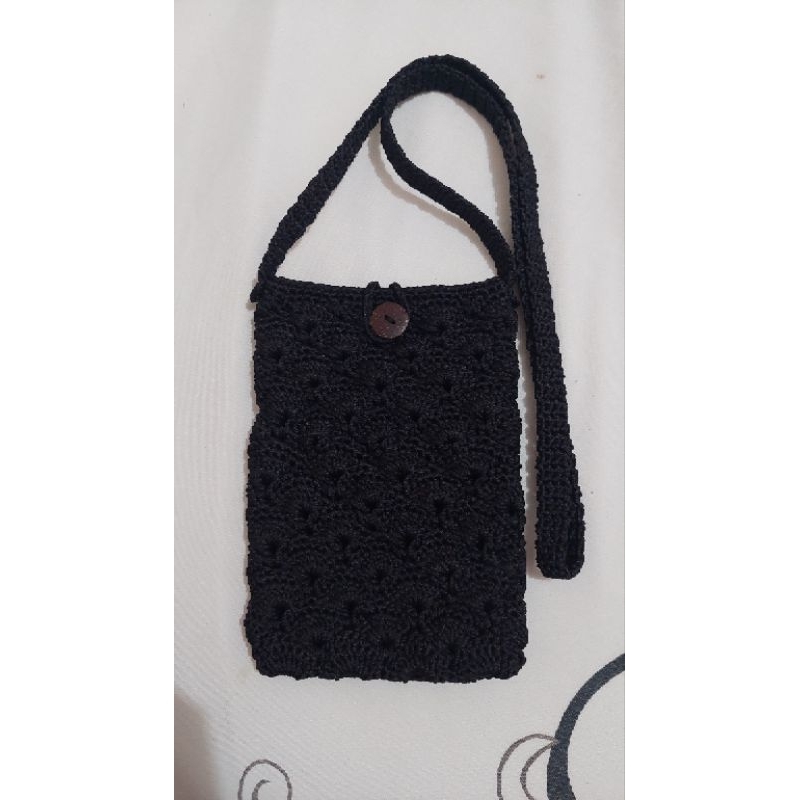 Tas HP tali panjang rajut