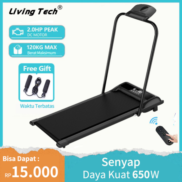 Ready Stock LiVing Treadmill Treadmill elektrik Running Pad Elektrik Treadmill Lipat Treadmill Termu