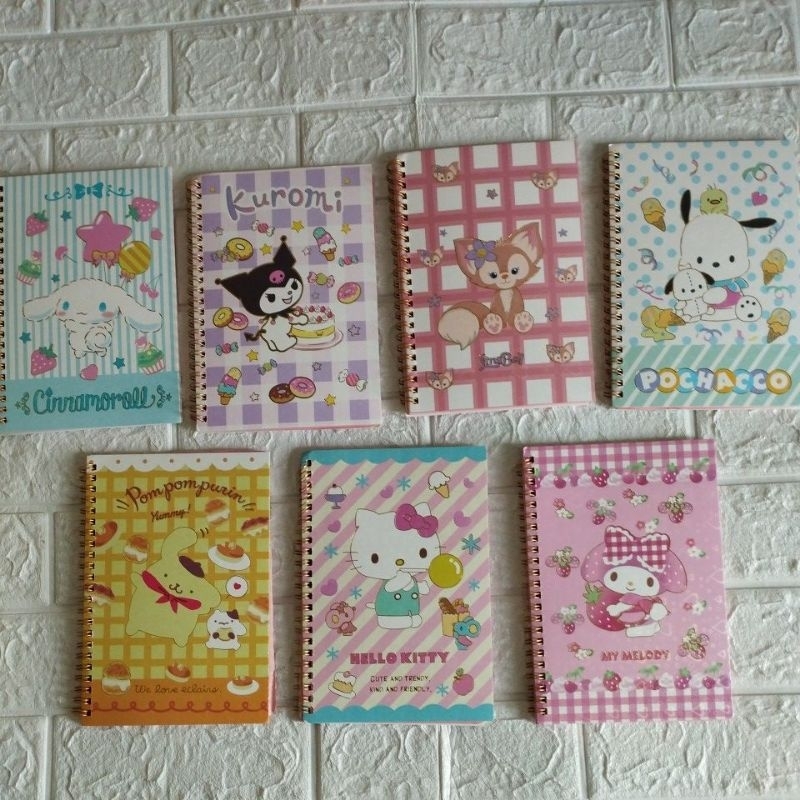 

buku tulis spiral sanrio motif