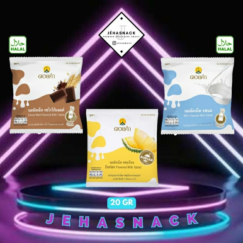 

[ PERMEN BKK ] Doikham / Doi Kham Milk Tablet / Permen Susu 20gr ( Import Thailand - Bangkok )