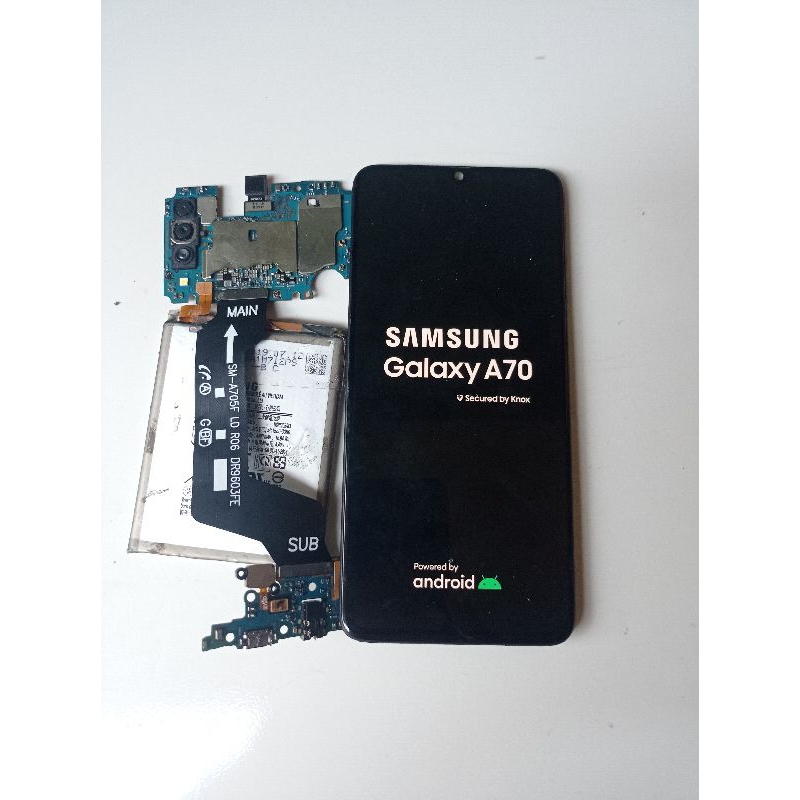 LCD TOUCHSCREEN SAMSUNG A70 ORIGINAL MESIN PAPAN CAS BOARD FLEXIBLE CONNECT