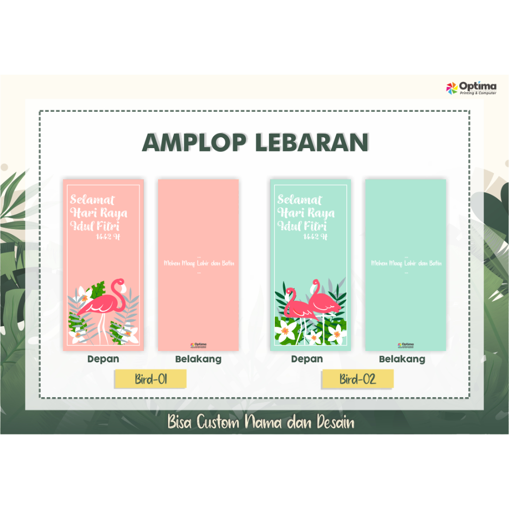 

Amplop Lebaran Custom Kekinian l Amplop Custom Nama Bird