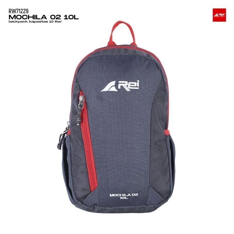 Tas Ransel Pria Rei 10 L Mozilla FREE JAS HUJAN Backpack Tas Punggung Nillon