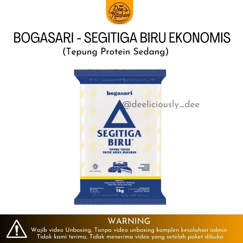 

Tepung Terigu Segitiga Biru Ekonomis/Tepung Protein Sedang 1 kg