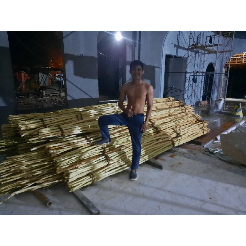 kayu dolken kupas 3cm panjang 4 meter