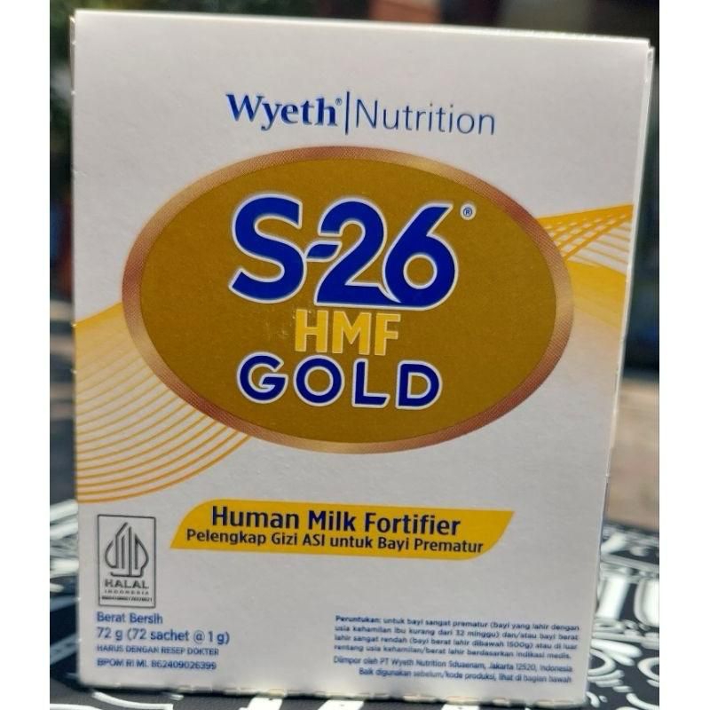 (READY) WYETH S-26 (HMF) Human Milk Fortifier ecer per satu sachet untuk bayi prematur menaikkan ber
