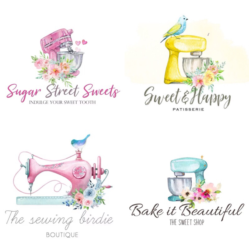 ARABELLA CAKE MAKER | JASA PEMBUATAN DESAIN LOGO OLSHOP BISNIS SIMPLE ELEGAN CANTIK