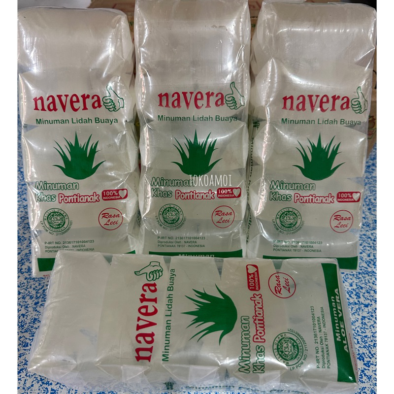 

Minuman Lidah Buaya Navera / Lidah Buaya Rasa Leci / Minuman Aloevera Khas Pontianak