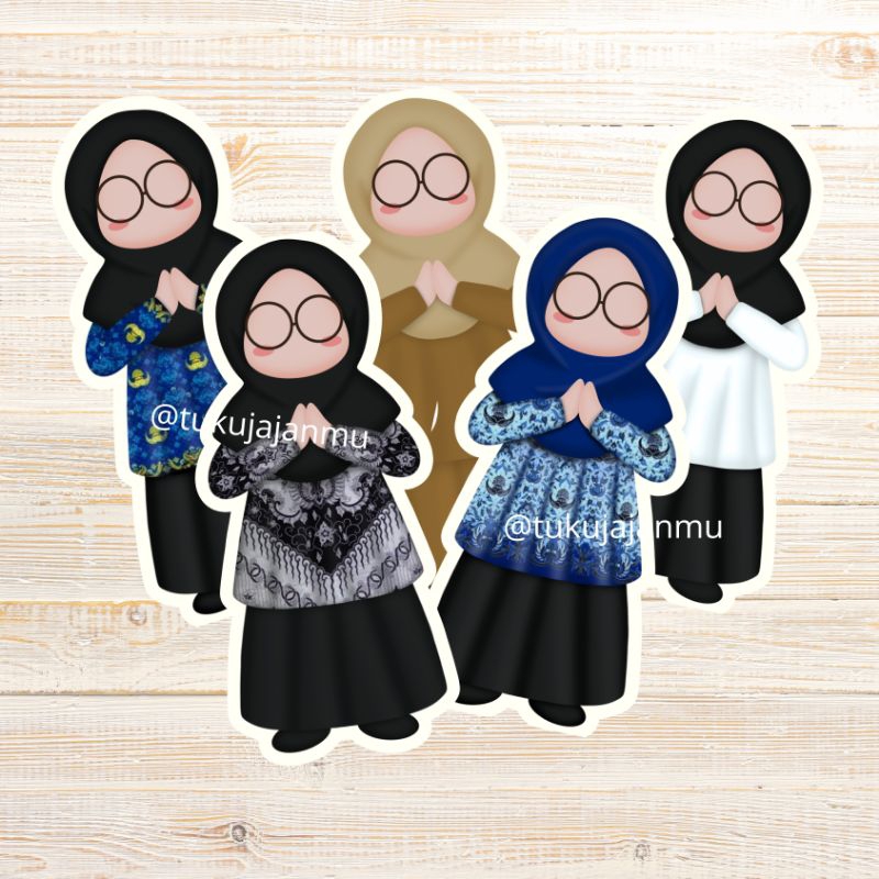 TOPPER BUKET WISUDA HARI GURU NASIONAL / HAPPY TEACHER'S DAY / CHIBI