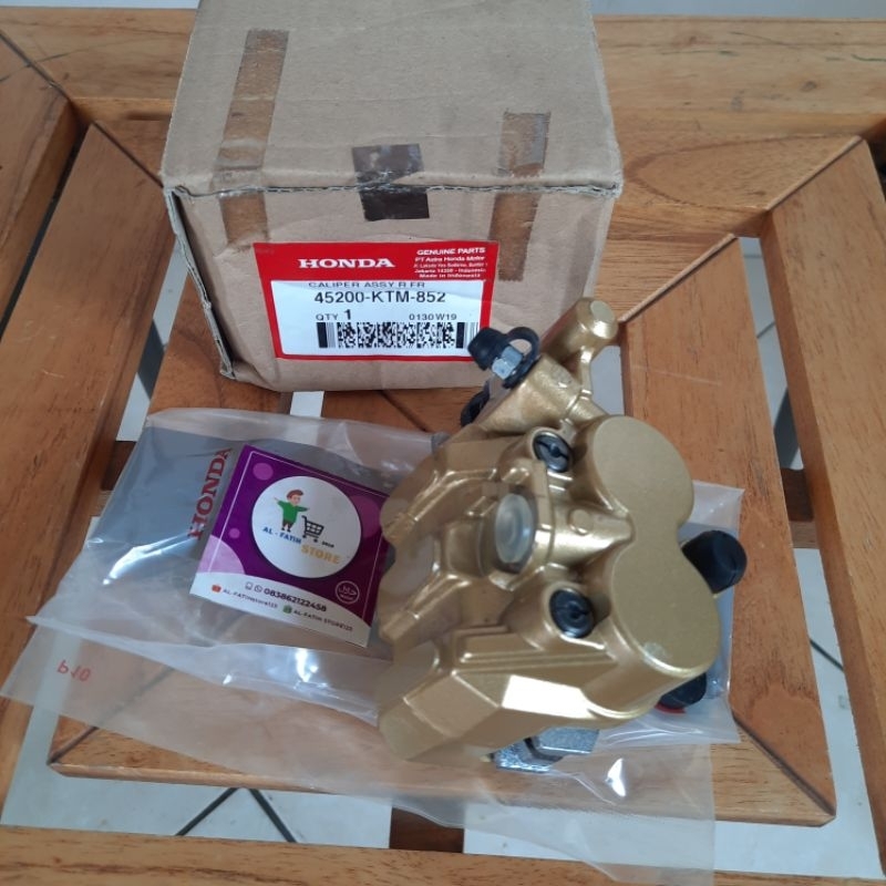 Kaliper Assy Rem Depan Supra X 125 Lama Karisma Original AHM 45200-KTM-852