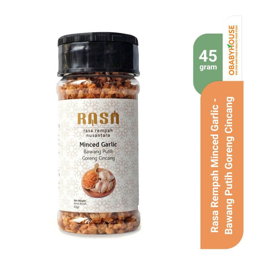 

Rasa Rempah Minced Garlic / Bawang Putih Goreng Cincang 45 gr