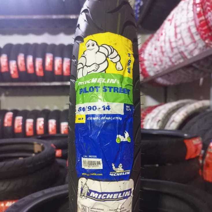 Ban MICHELIN PILOT STREET 80/90-14 TUBELESS