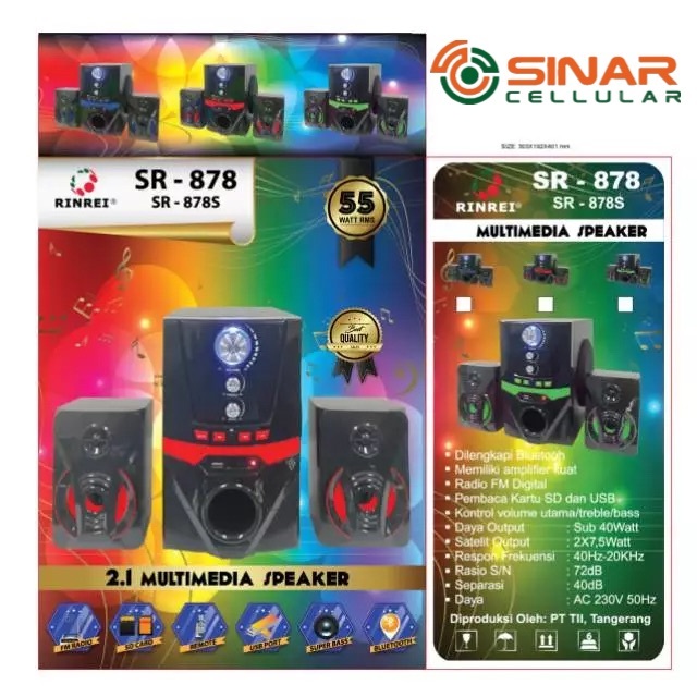 Speaker Bluetooth Rinrei SR-878s
