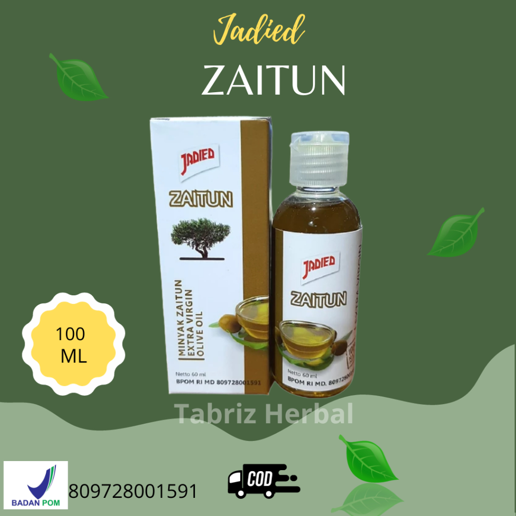 

Jadied Zaitun 100% Natural Extra Virgin Olive Oil 100 ml Original