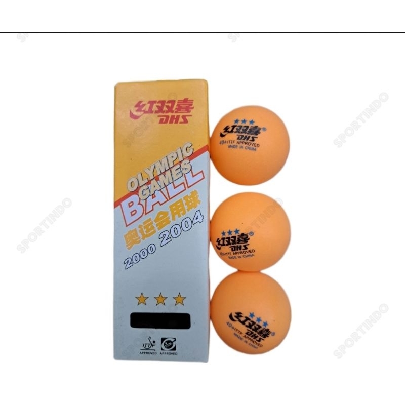 Bola pingpong / Bola Ping Pong DHS Isi 3 Murah