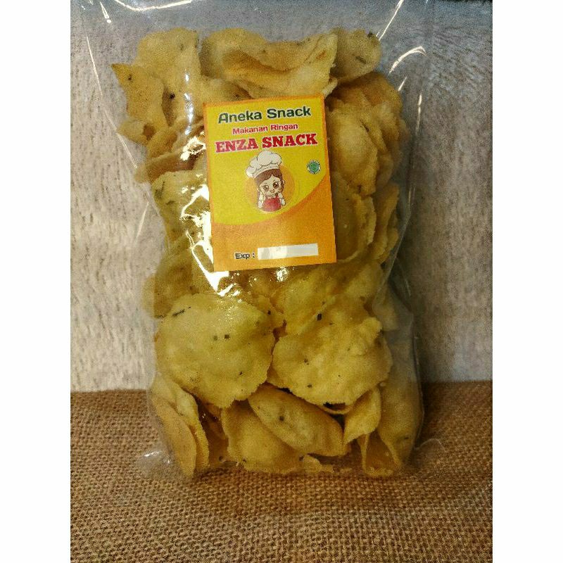 

Comring daun bawang/keripik comring 250gr