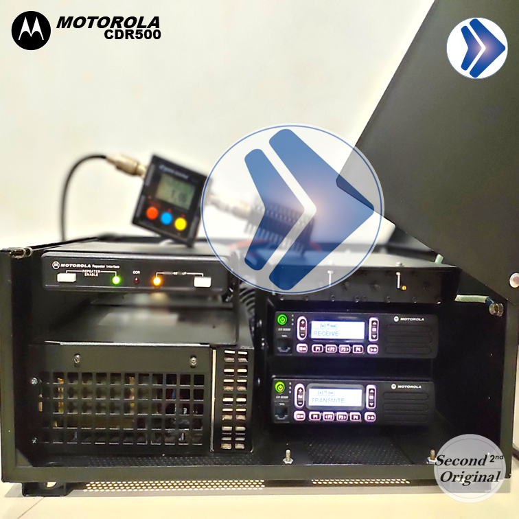 REPEATER MOTOROLA CDR 500 BEKAS ORIGINAL REPEATER CDR500 VHF/UHF