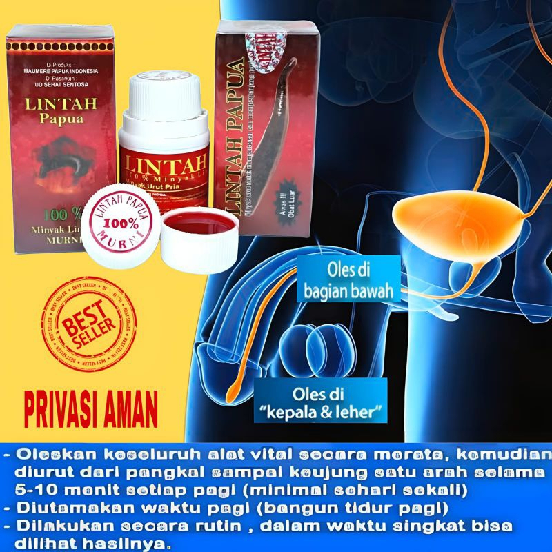 Minyak lintah merah papua 100% original pembesar penis100%ampuh pembesarpenis lintah merah papua 100