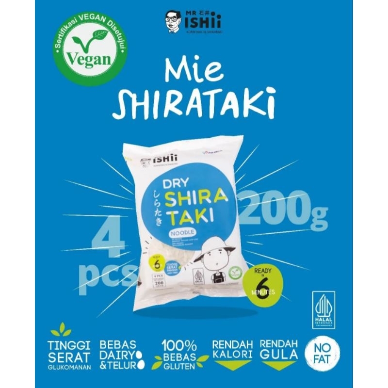 

Mie Shirataki Kering / Mie Shirataki Diet Sehat 200 gr