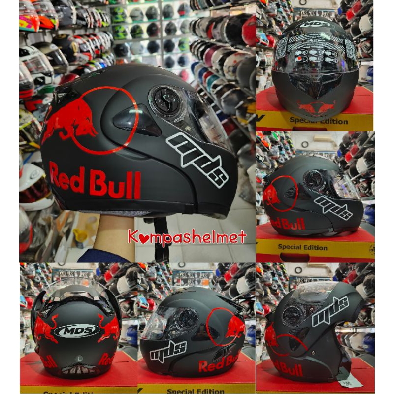 Helm MDS PRO RIDER REDBULL /modular