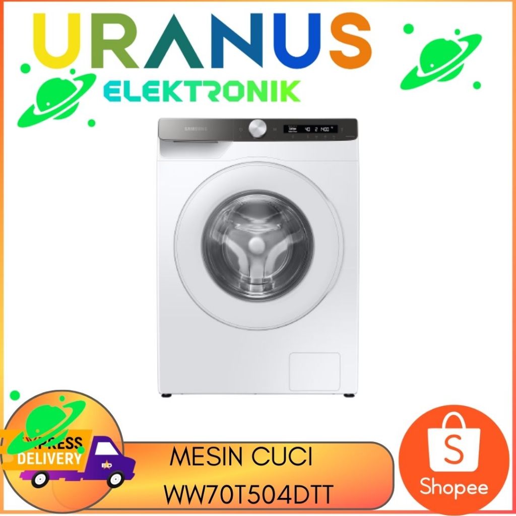 MESIN CUCI SAMSUNG WW70T504DTT FRONT LOAD AI CONTROL 7 KG