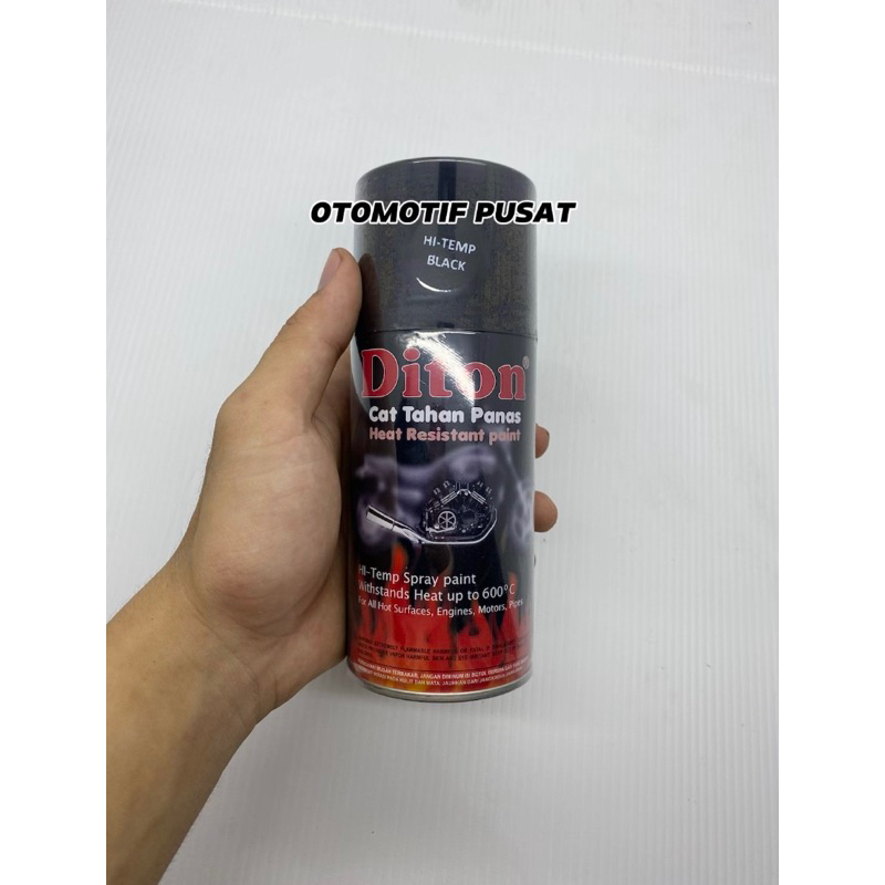 PILOK PILOX CAT DITON HI TEMP BLACK ANTI PANAS BUAT KNALPOT