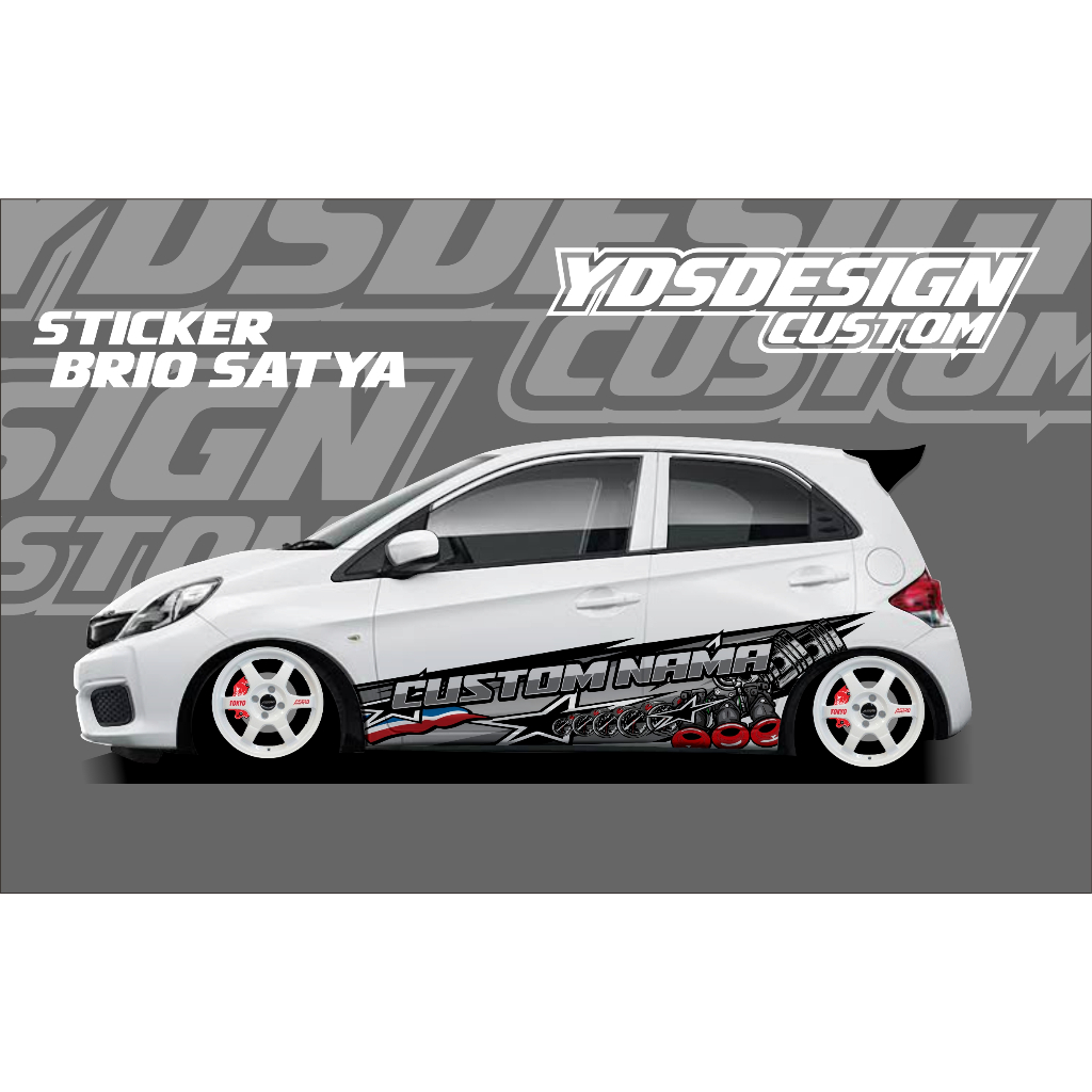 STICKER THAILOK NEW BRIO OLD,AGYA,JAZZ,DLL / STIKER MOBIL BRIO SATYA / BRIO OLD