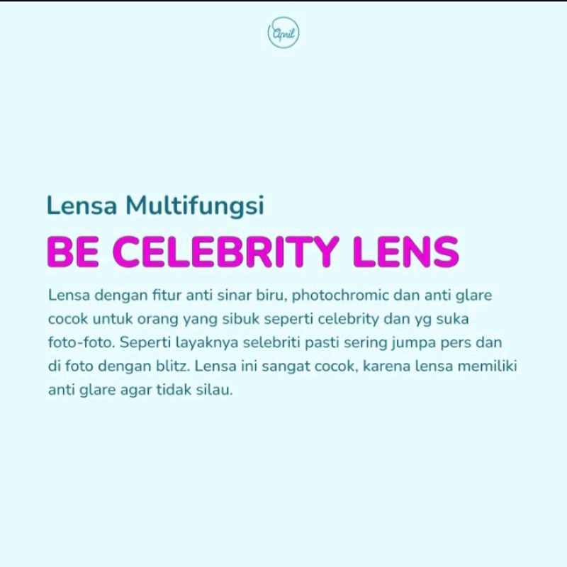 LENSA BCL GLOWING AQUA UNTUK MINUM DAN CYL