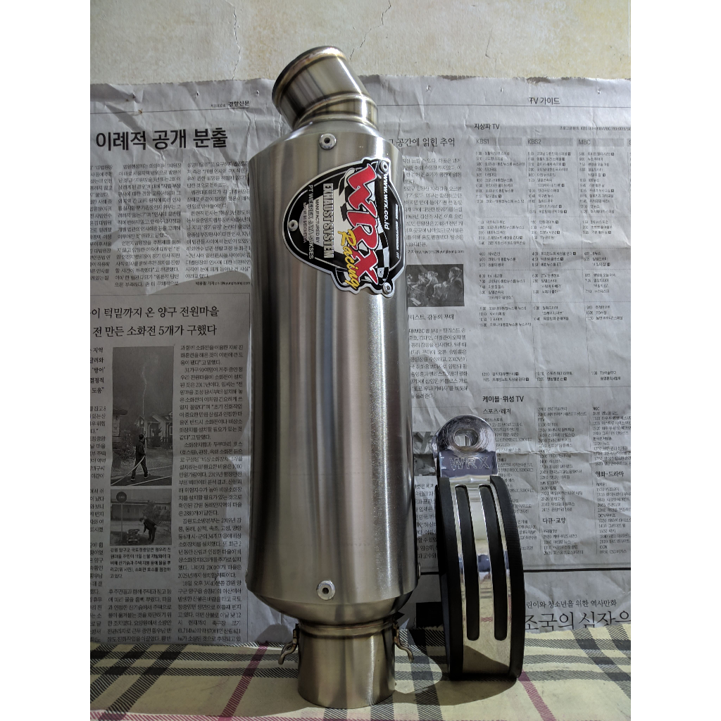 Silincer Wrx Trioval K2 Original Produk Inlet 50 Mm