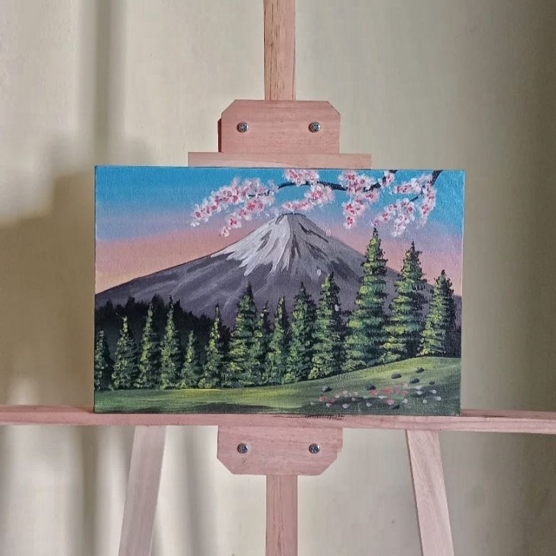 

Lukisan kanvas ASLI HANDMADE ukuran 20x30 cm