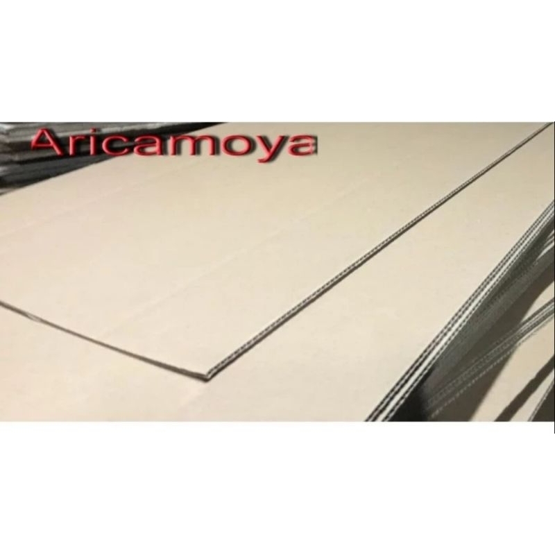 

Kardus lembaran Uk. 40x20 cm single wall polos