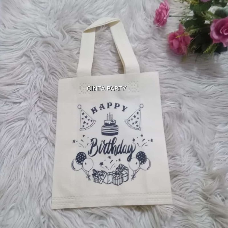 

Goodiebag Tali Happy Birthday Ulang Tahun 20x25cm 12pcs