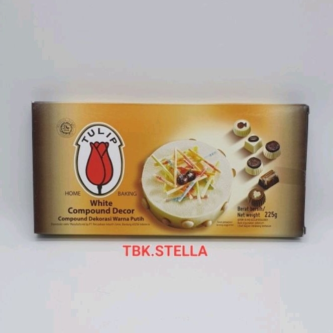 

TULIP WHITE COMPOUND DECOR 225 GR COKLAT PUTIH