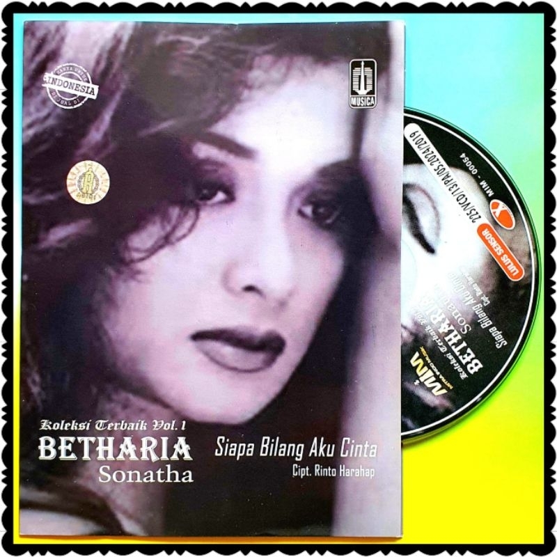 KASET ORIGINAL VCD LAGU KARAOKE BETHARIA SONATA-VOCAL ON OF AKTIF-LAGU BETHARIA SONATA-ORIGINAL VCD 