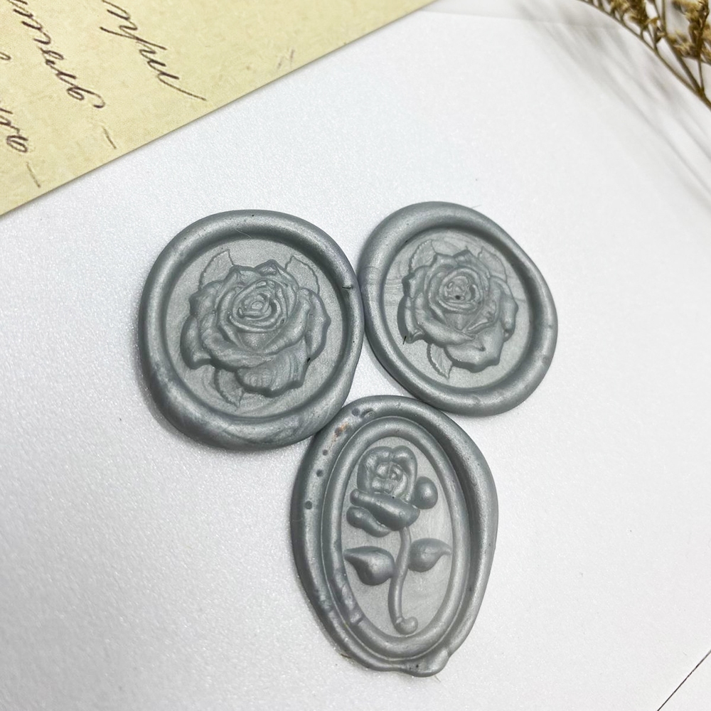 

Seal Wax Instan Mini 3D Rose Mini 1,5 cm diameter