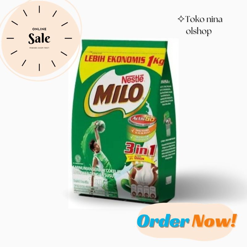 

susu milo 1kg. minuman susu coklat