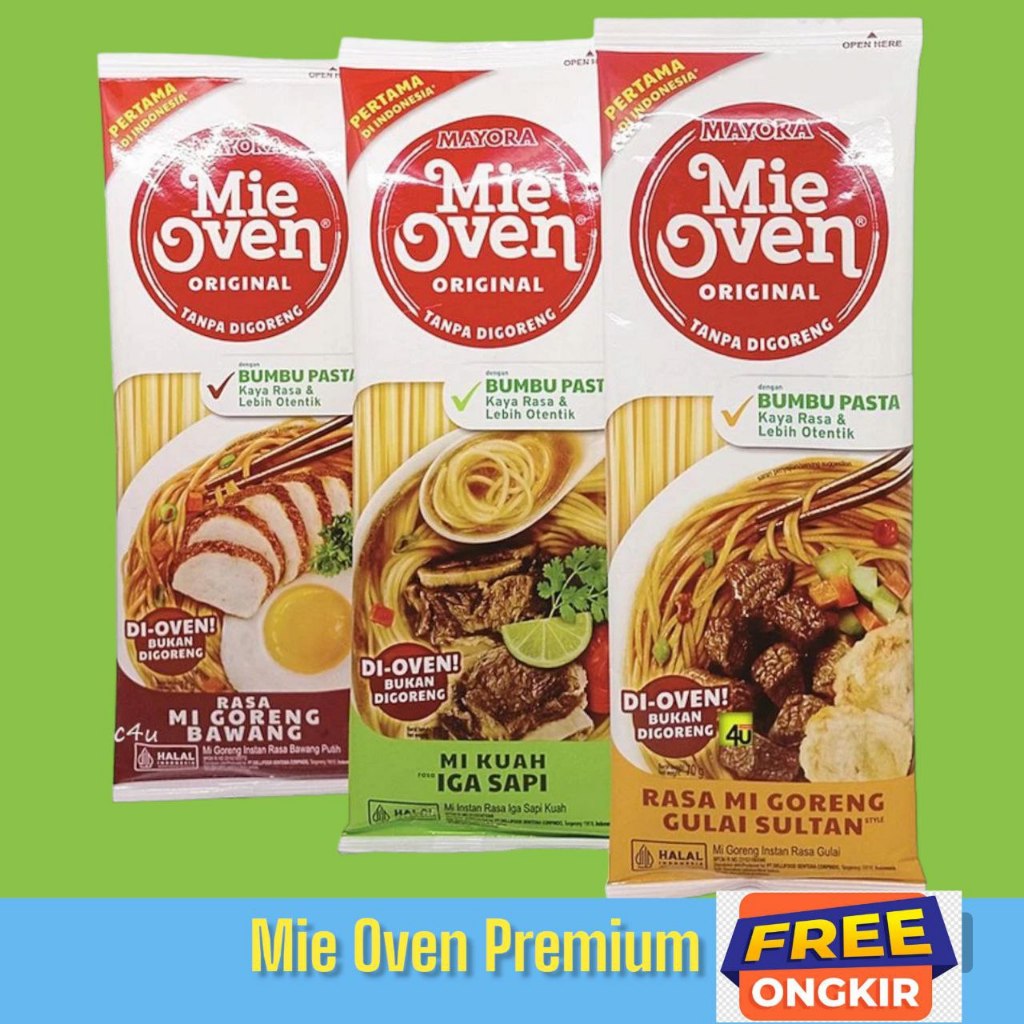 

PROMO MIE OVEN 78 GRAM VARIAN SEMUA RASA Mie Instan